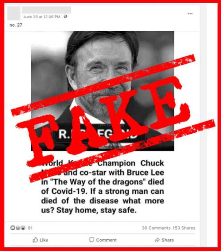 Fact Check; Is Chuck Norris Dead Or Alive? All Facts
