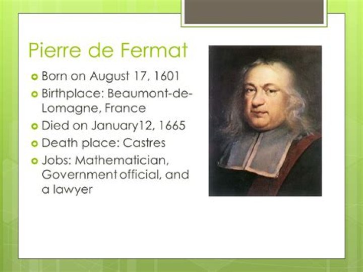 Pierre De Fermat Biography - Facts, Childhood, Family Life & Achievements
