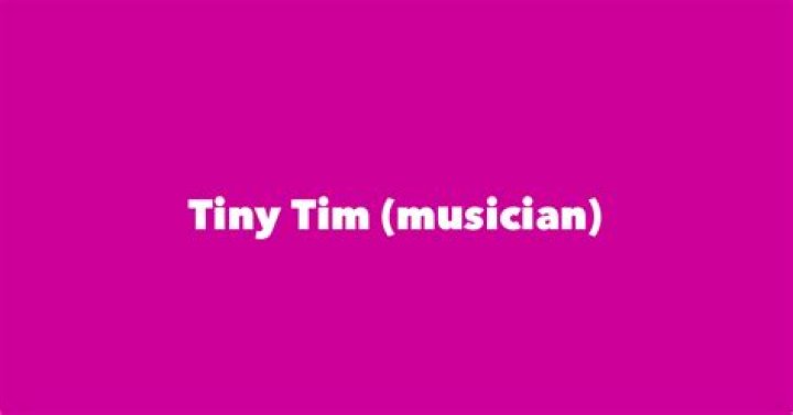 Tiny Tim (musician) Biography - Facts, Childhood, Family Life & Achievements